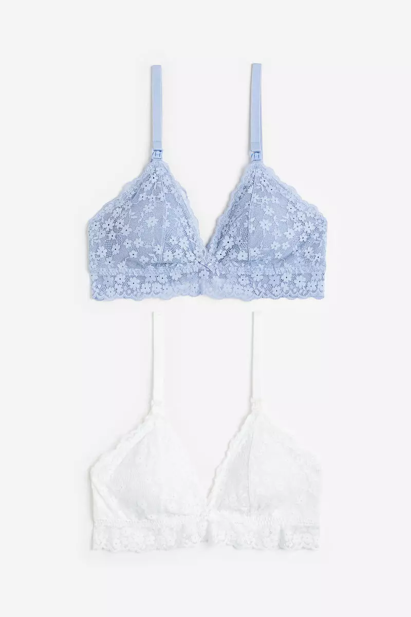 Buy H&M MAMA 2-pack padded nursing bras 2024 Online