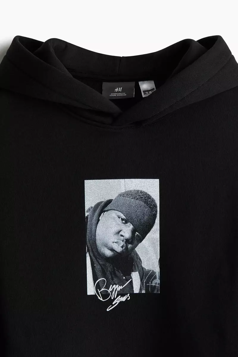 Oversized Fit Printed hoodie