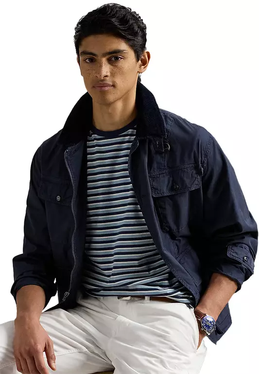 Classic Fit Striped Jersey T-Shirt