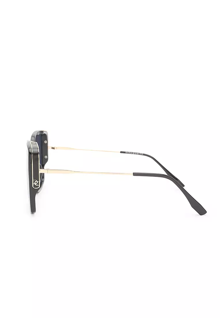Unisex Fashion Sunglasses - Glossy Black / Grey