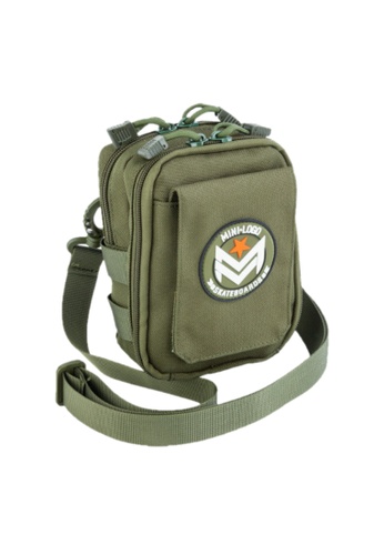 Crazeecausa green "Mini logo" Shoulder Bag Army Green 7" x 5" 0DC18ACF28C3CAGS_1