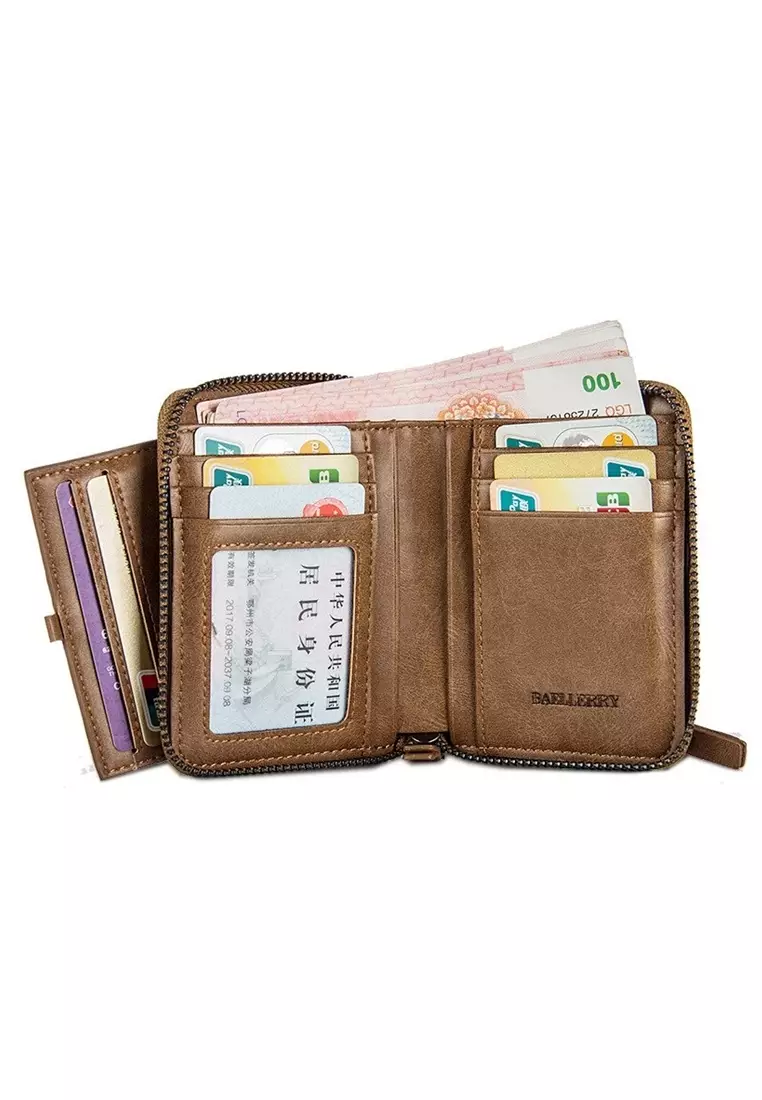 Dompet Fashion Pria Model Vertical Many Slot Bahan Kulit ORIGINAL