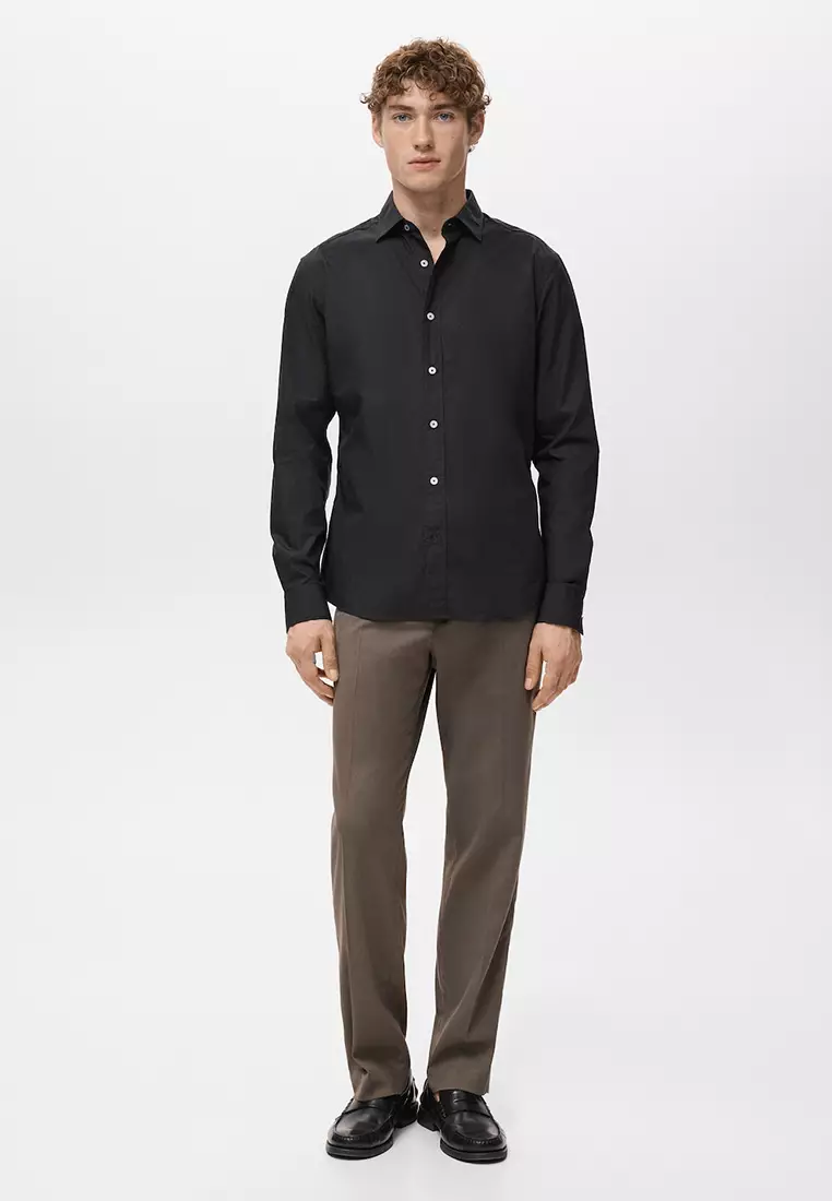 Regular-Fit 100% Cotton Shirt