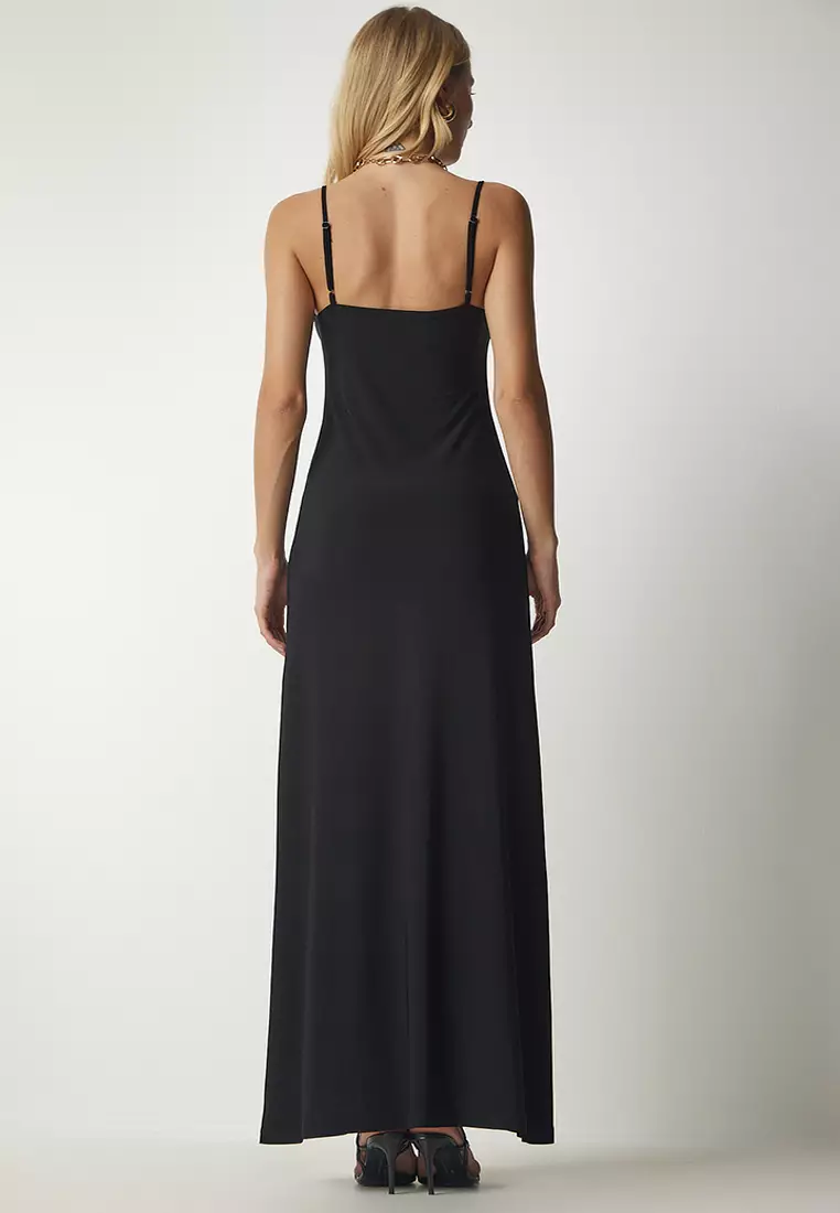 Strappy Long Sandy Dress