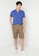 UniqTee brown Chinos Shorts with Belt 5310EAAD6DF4C1GS_4