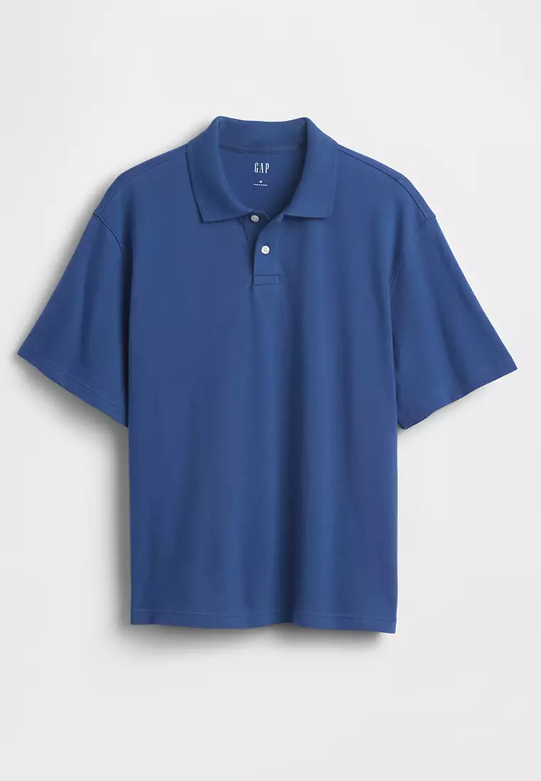 Short Sleeve Relaxed Polo Shirt