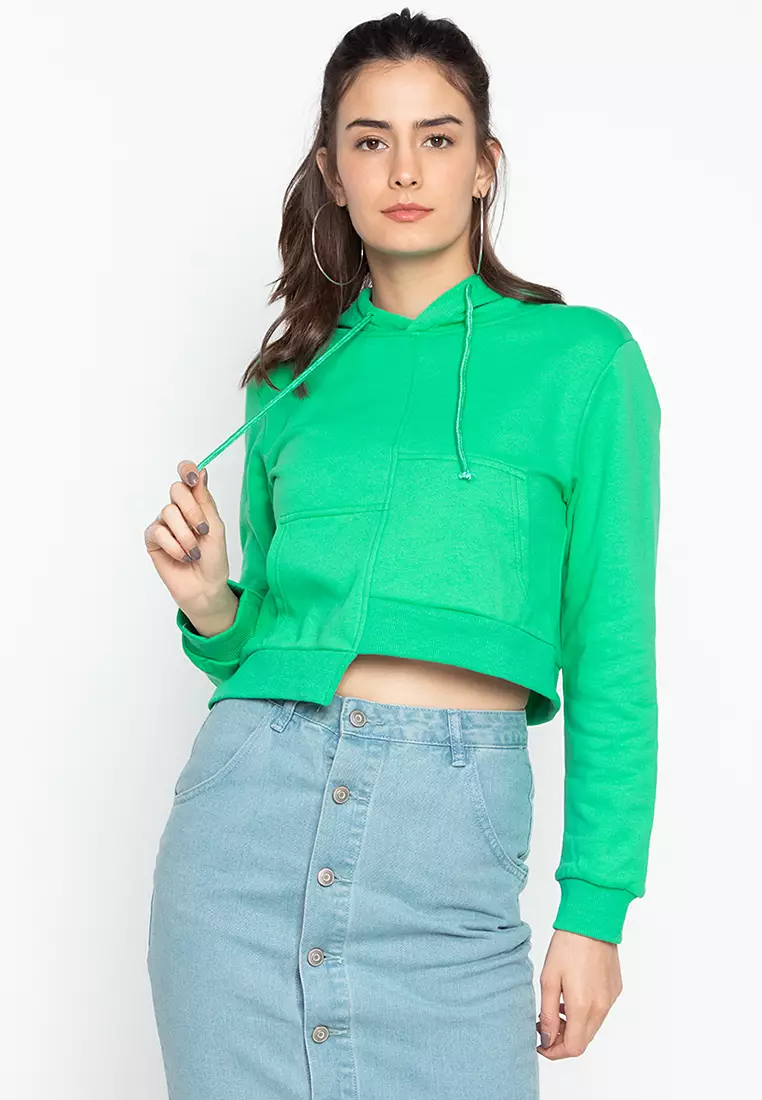 Crop top cheap hoodie online