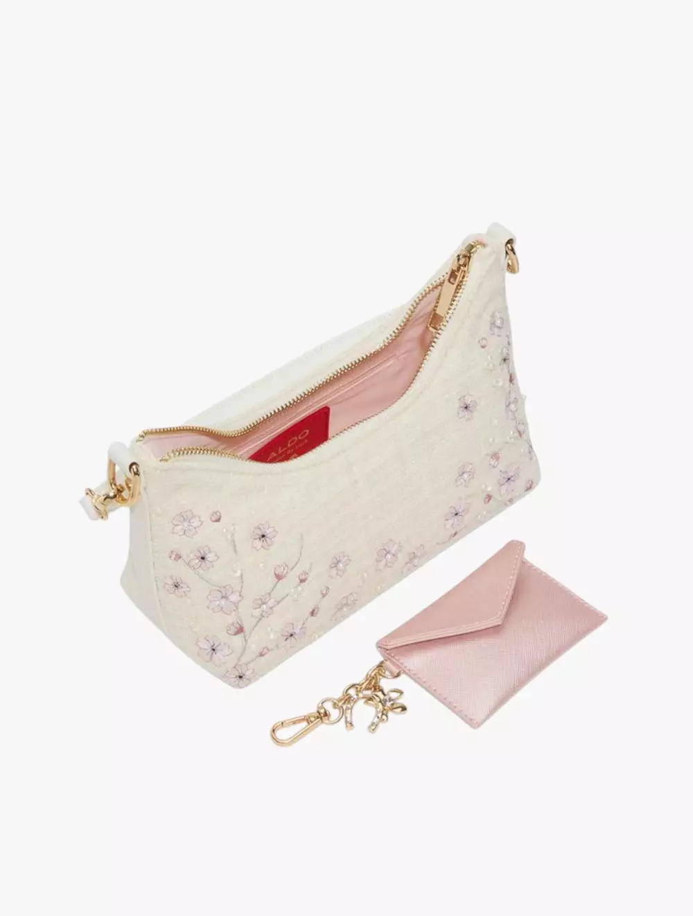 Aldo Alayaboucle Women's Shoulder Bag - White