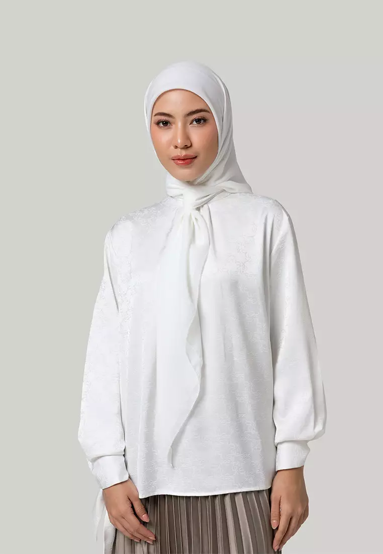 Kami CALM Scarf Plain White