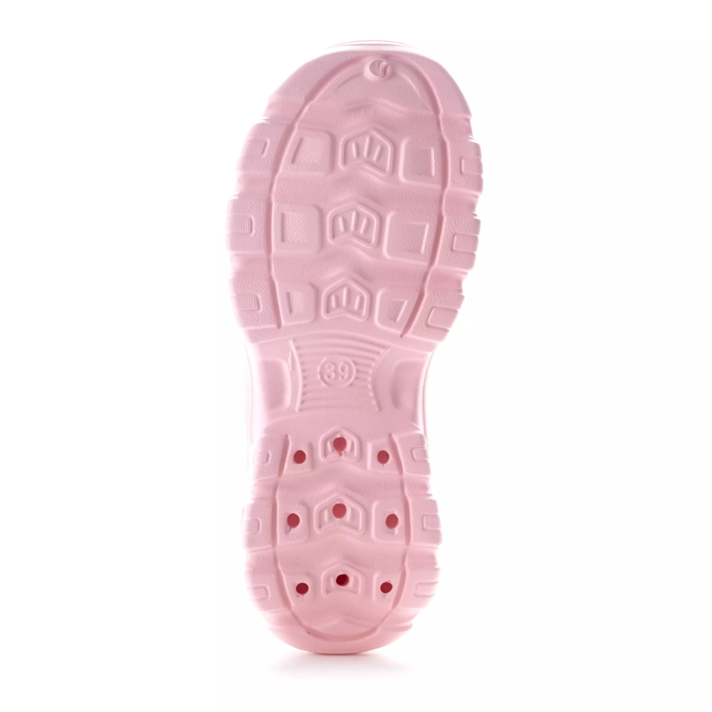 ZANDILAC - SANDAL WANITA DEWASA CH230169WD FULL KARET - MERAH MUDA BLUSH