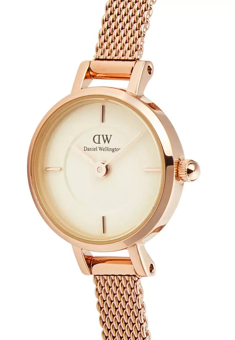 Petite Mini 19mm Melrose Rose Gold Champagne - Women Watch stainless steel watch DW Official Authentic Original