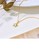 Glamorousky white 925 Sterling Silver Plated Gold Simple Fashion Star Quartz Pendant with Cubic Zirconia and Necklace 8DBA2ACFD42F38GS_4