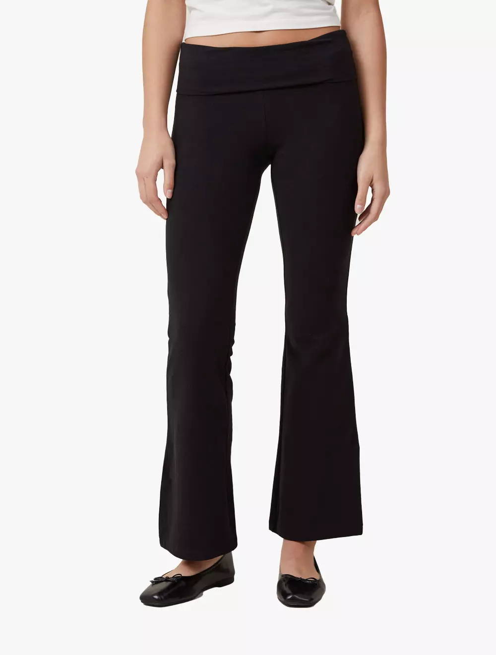 Cotton On -  Pakaian Wanita  - Bella Bootleg Asia Fit - Black