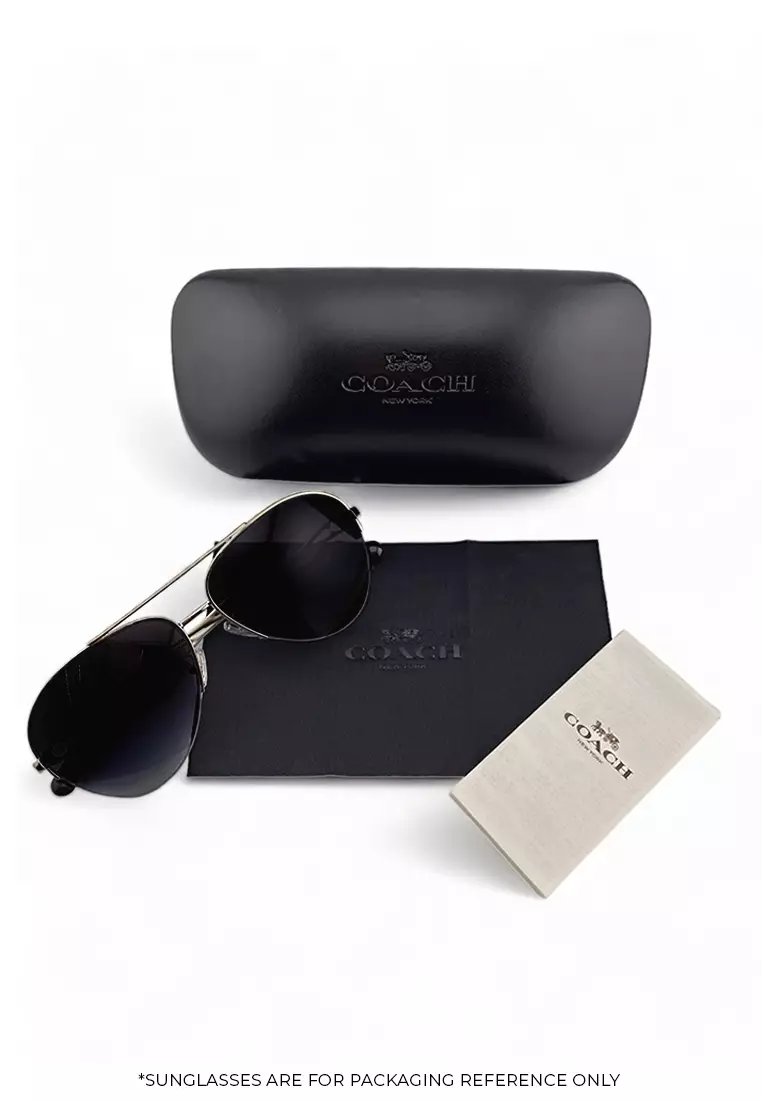 Coach phantos hot sale square sunglasses