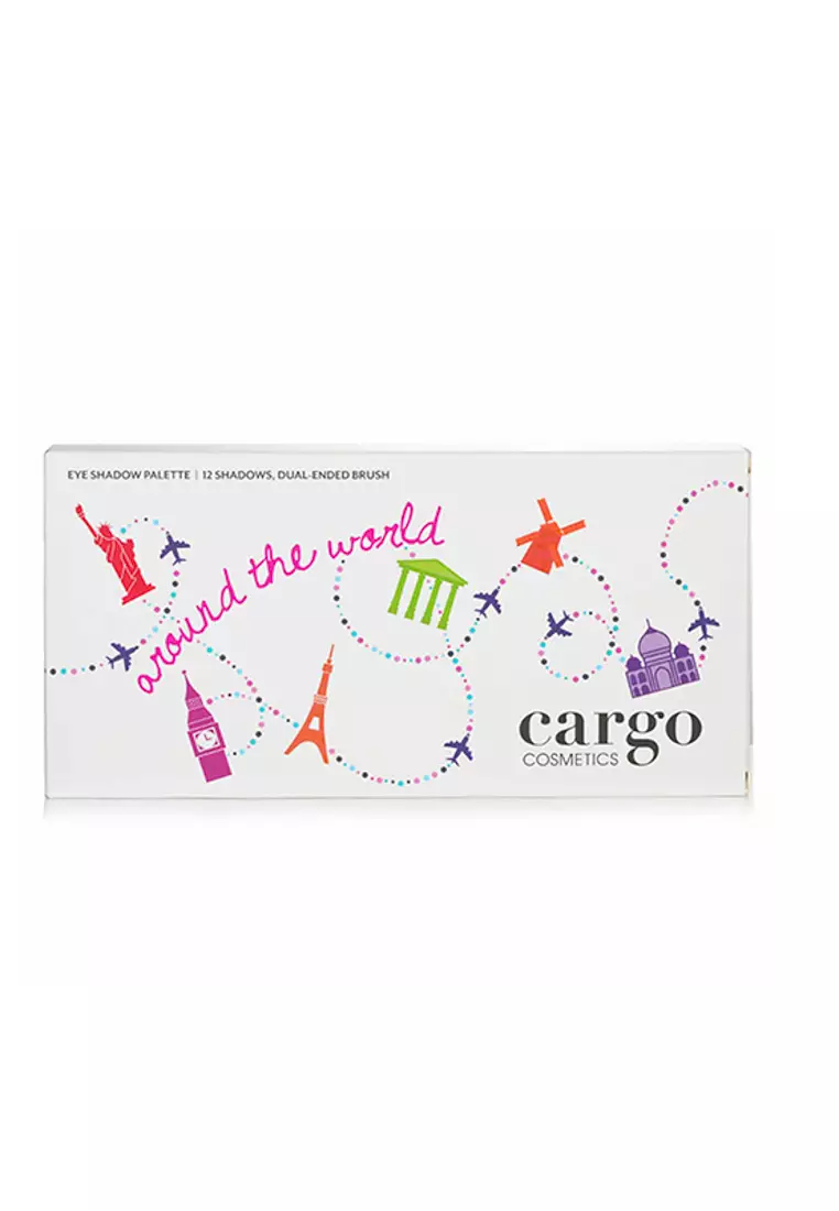 Cargo - Around The World Eye Shadow Palette (12x Eye Shadow, 1x Shadow Brush) 12x0.8g/0.03oz