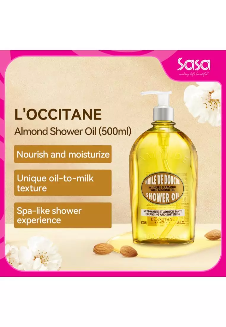 Buy L'occitane L'Occitane Almond Shower Oil 2024 Online ZALORA
