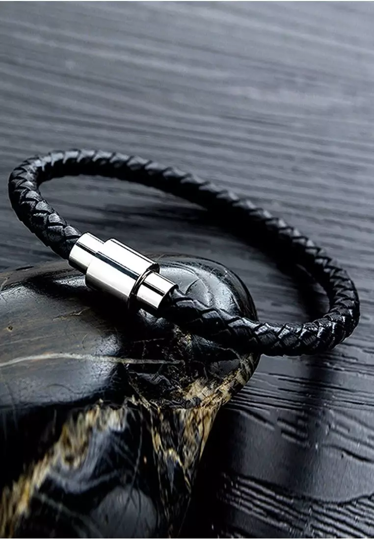 Cool mens cheap leather bracelets