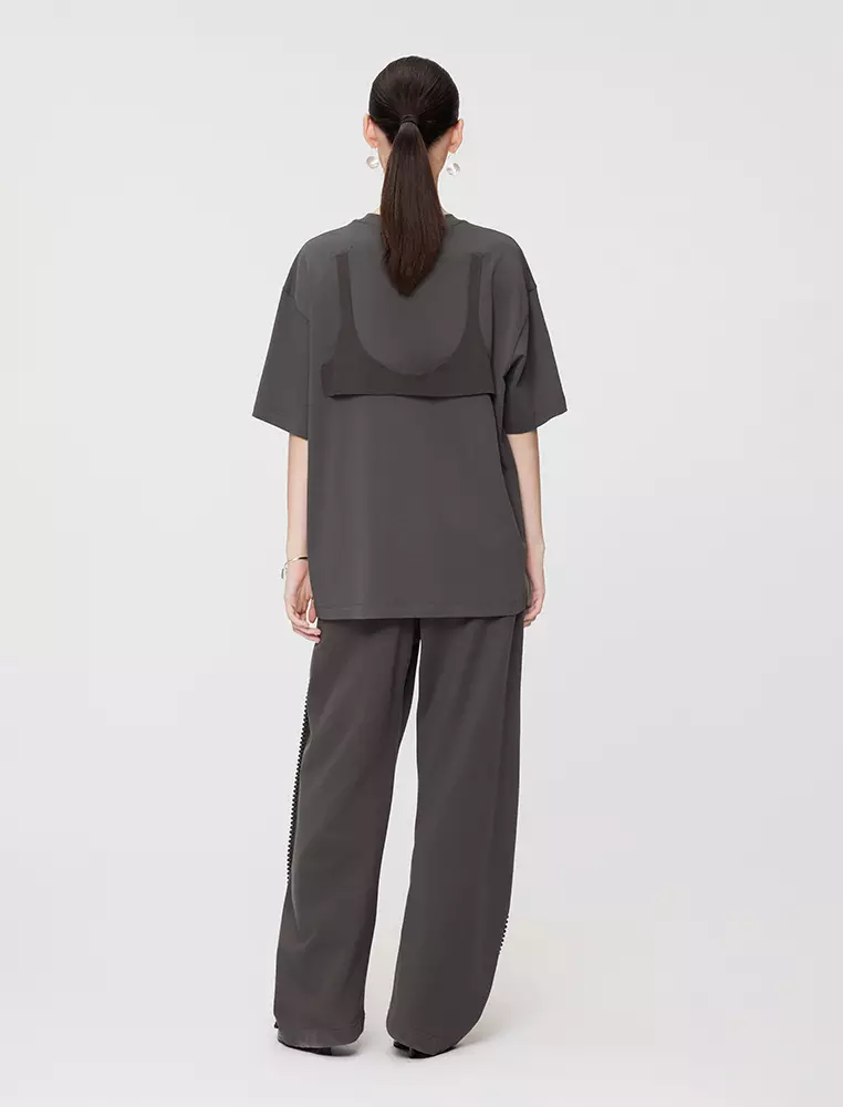 Loose Fit Round Neck Short Sleeve T-Shirt