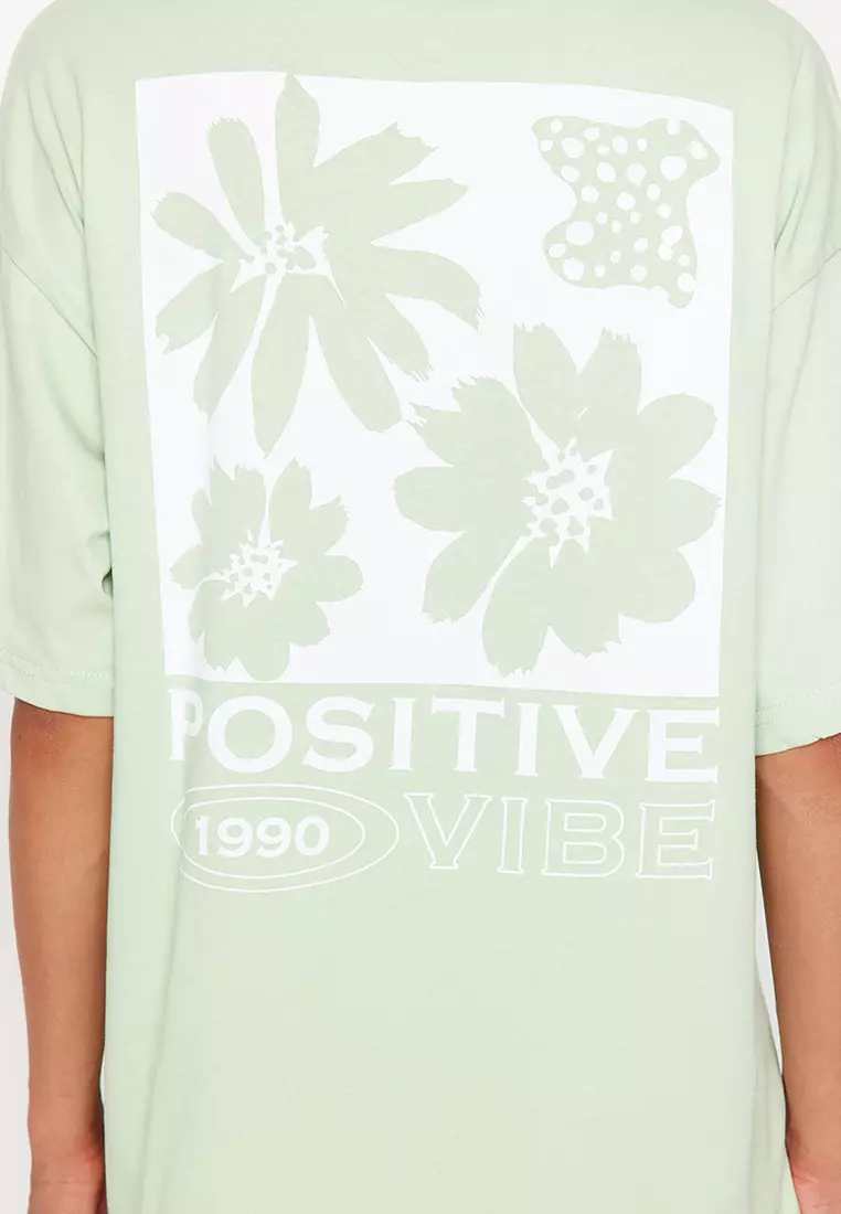 Cotton Oversized Graphic T-Shirt