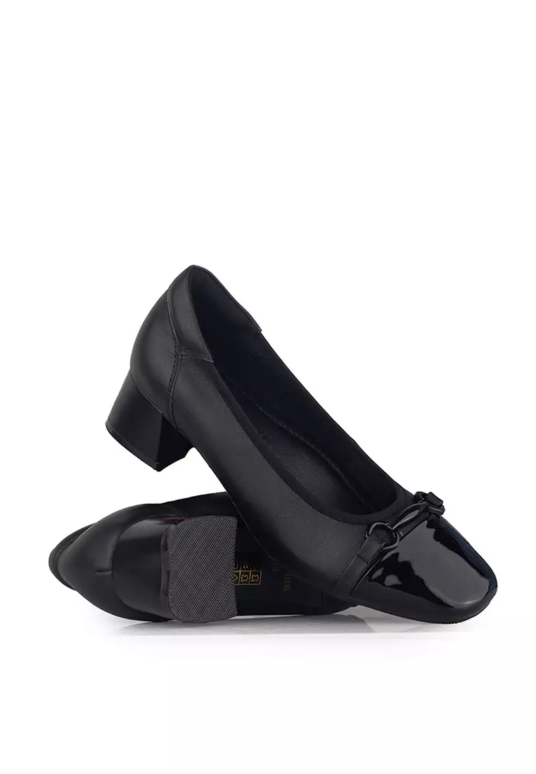 Sepatu Pantofel Formal Wanita Gino Mariani Fuji Black
