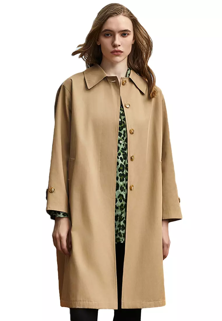 Minimalist clearance trench coat