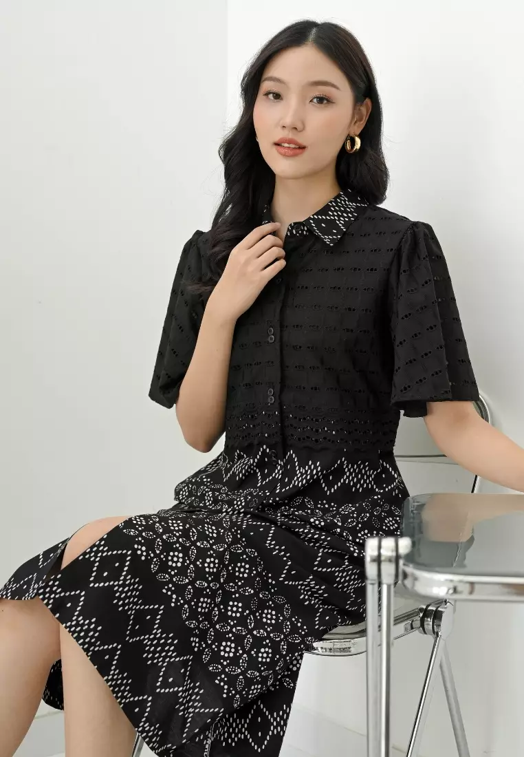 Nayara Dress Batik Askara HItam