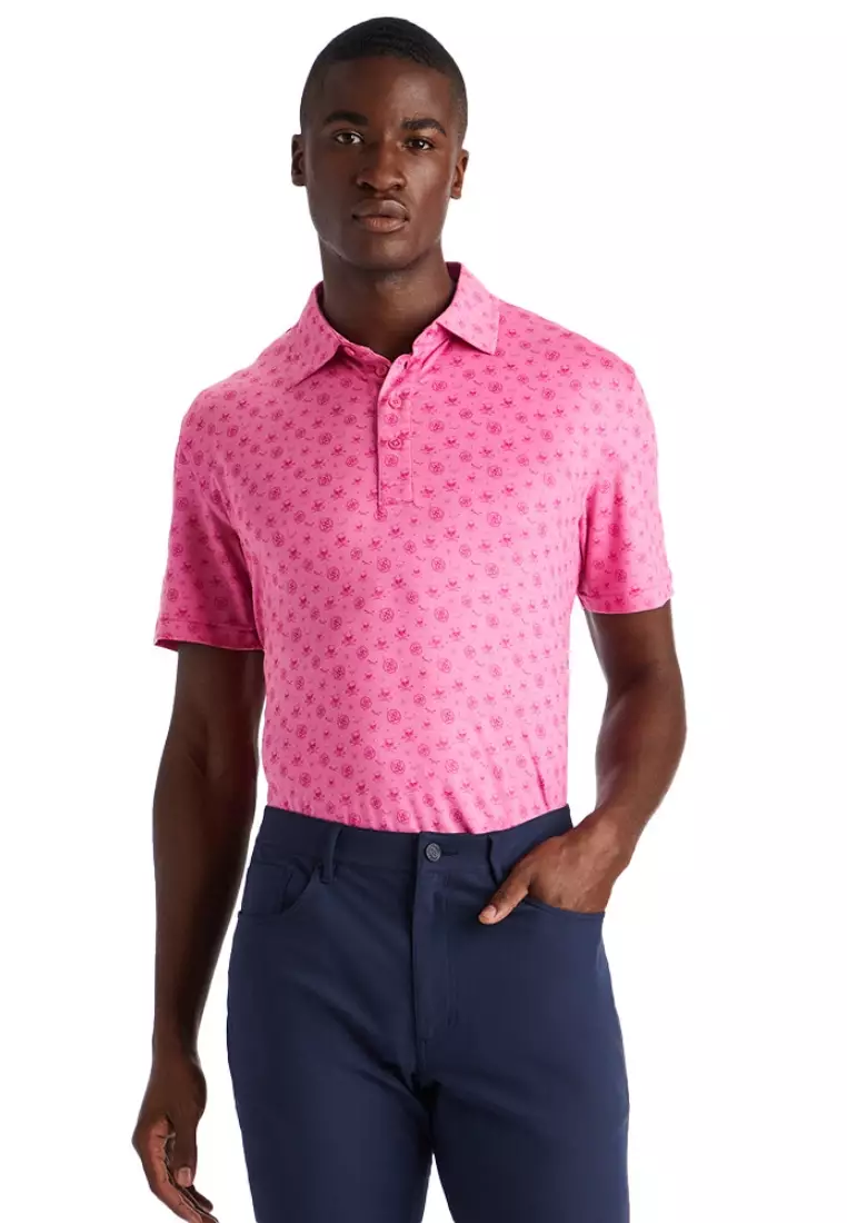 Men's Sketch Skull Tech Jersey Polo