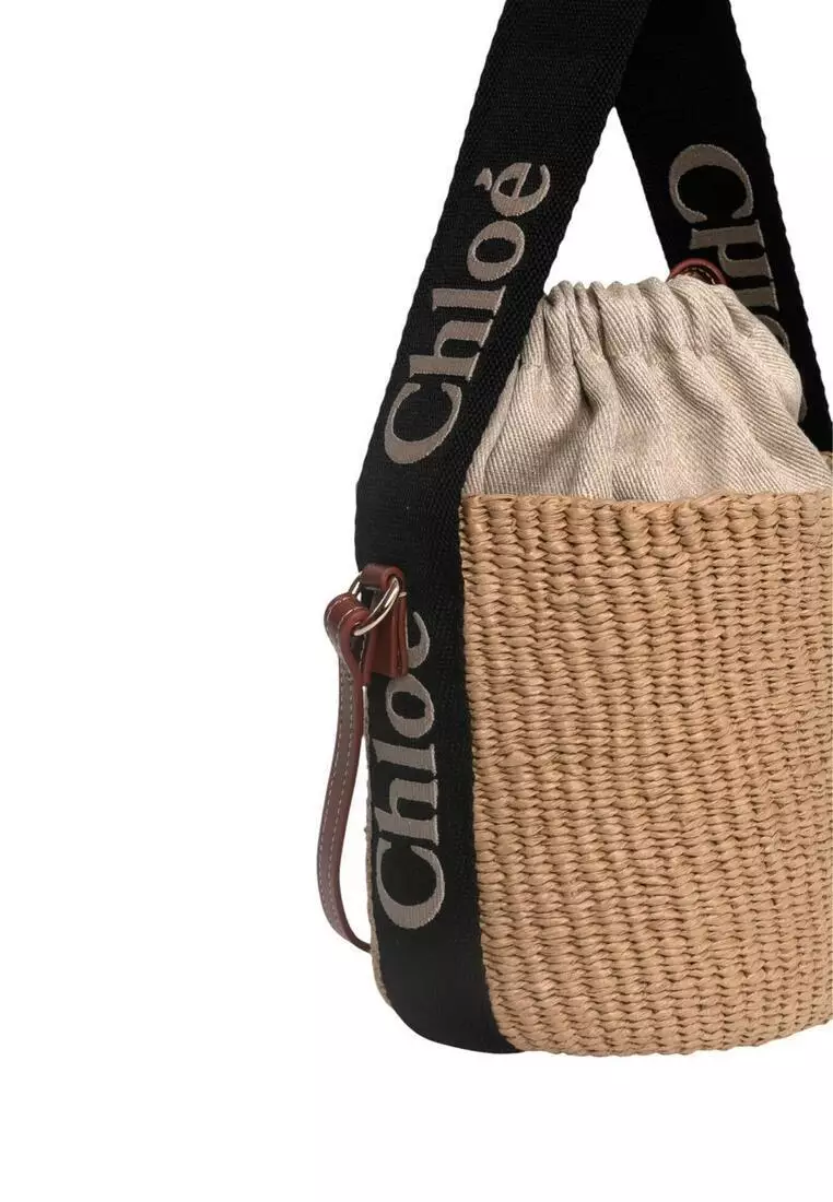 Small Woody Basket Bucket Bag/crossbody Bag