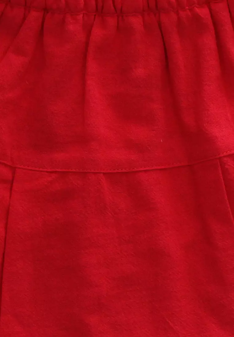 Mini skirt/ Rok mini Anak Red/ Rodeo Junior Girl Red Christmas