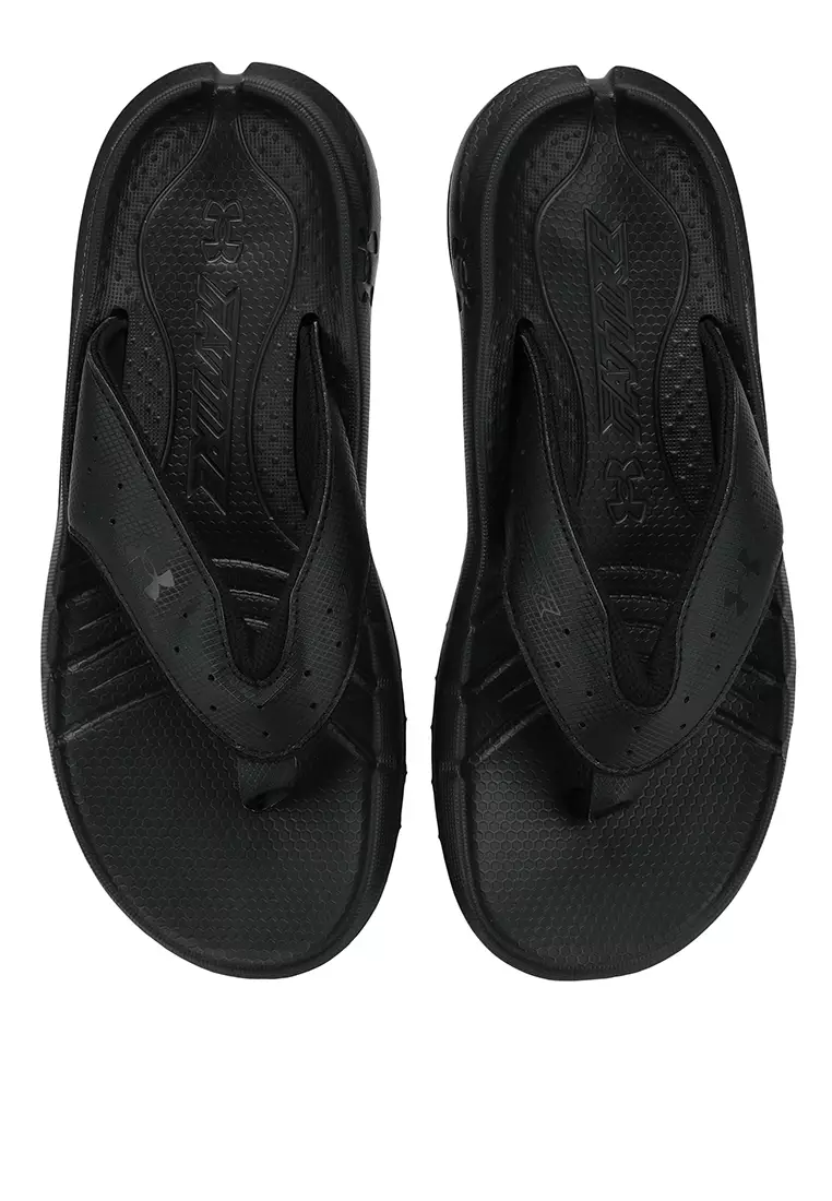 Black under clearance armour sandals