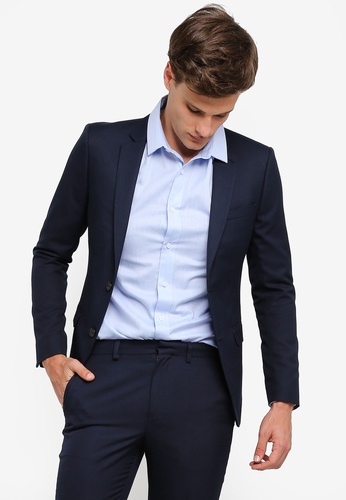 Topman navy blazer clearance