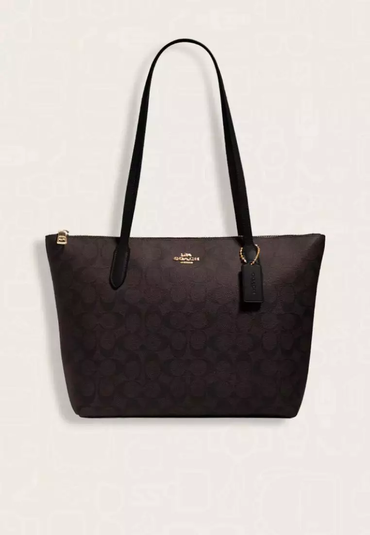 Coach large hotsell black tote