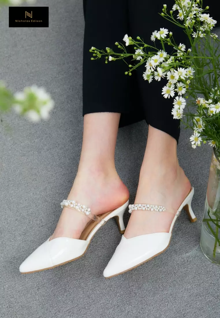 Nicholas Edison Heel Dira White
