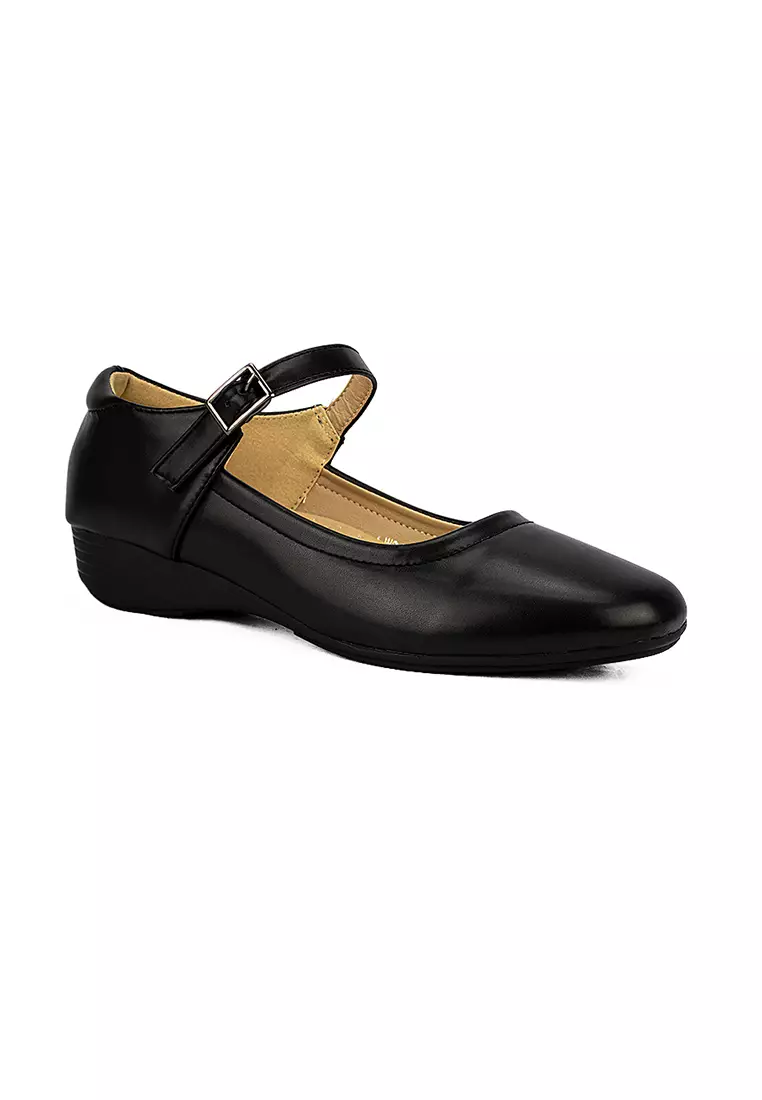Buy Mario D boro Runway LW 24180 Black Women School Shoes Flats