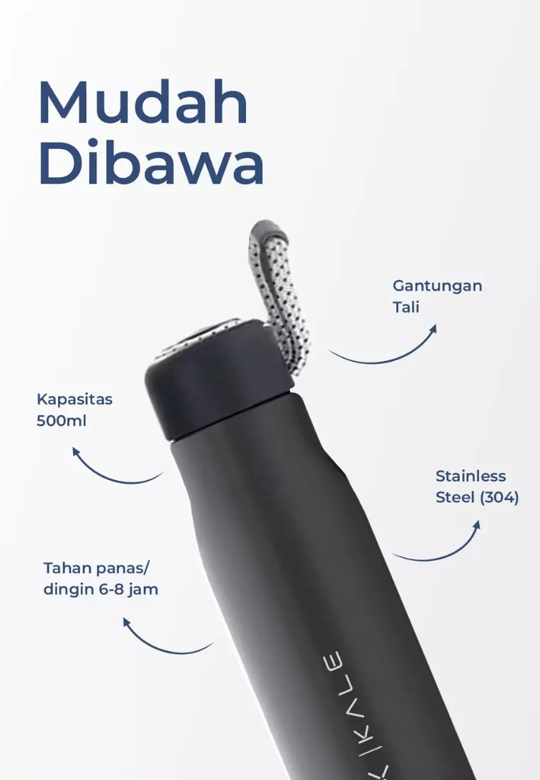 Kale Tumbler Blue Eksklusif / Tumbler Material Premium / Tumbler Anti Bocor