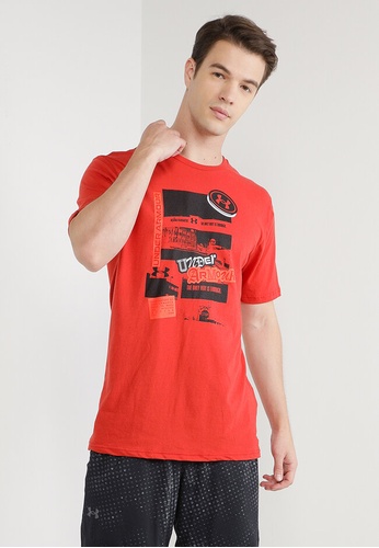 Under Armour red Headquarters Short Sleeves Tee 7CE7CAAB659361GS_1