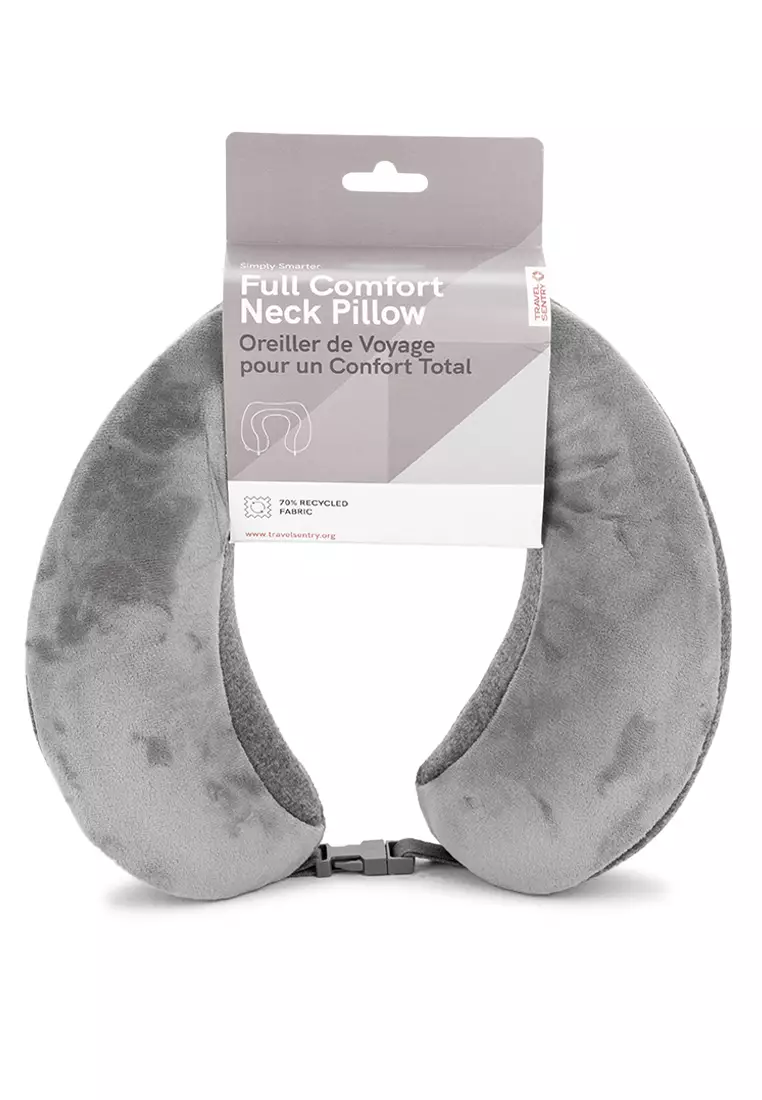 Full Comfort Travel Neck Pillow Grey