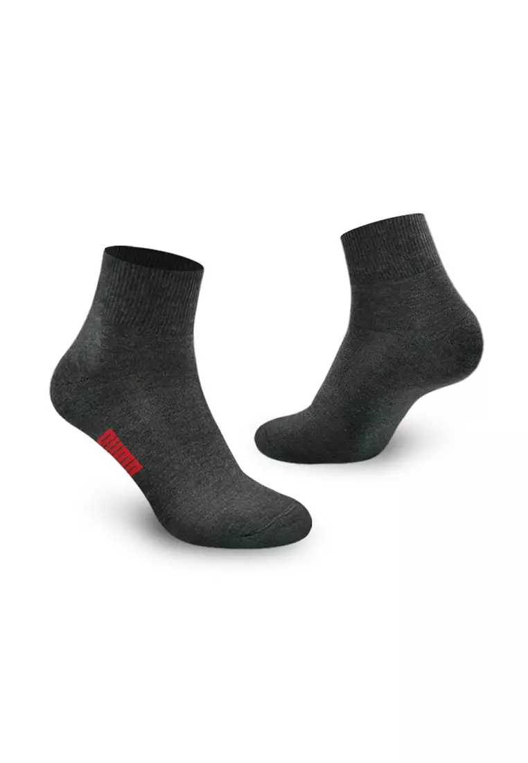 Puma Men's Cotton Lite Thin Casual Ankle Socks 3 pairs in a pack PMCKG2
