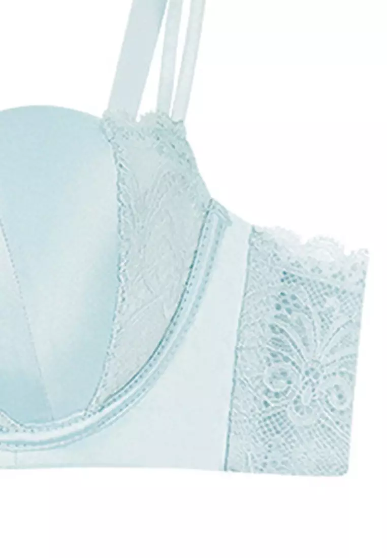 Ultra Thin Lace Soft Underwire Shell Cup Bra A22051108BL