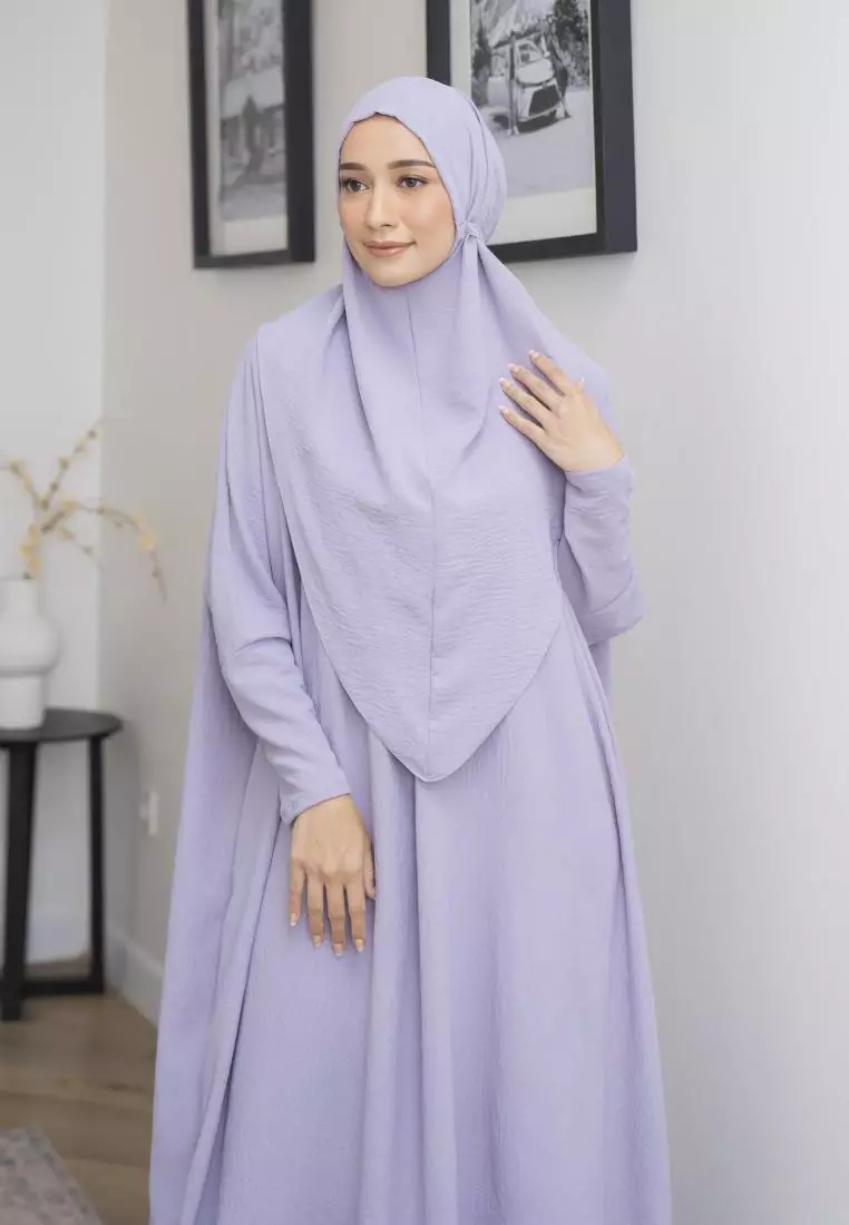 Hafsha Abaya Set Tea Rose