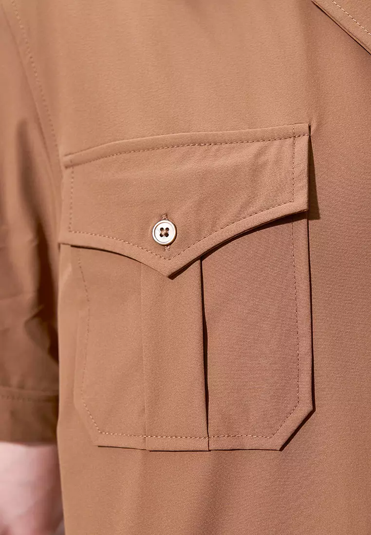Khaki Military Shirt