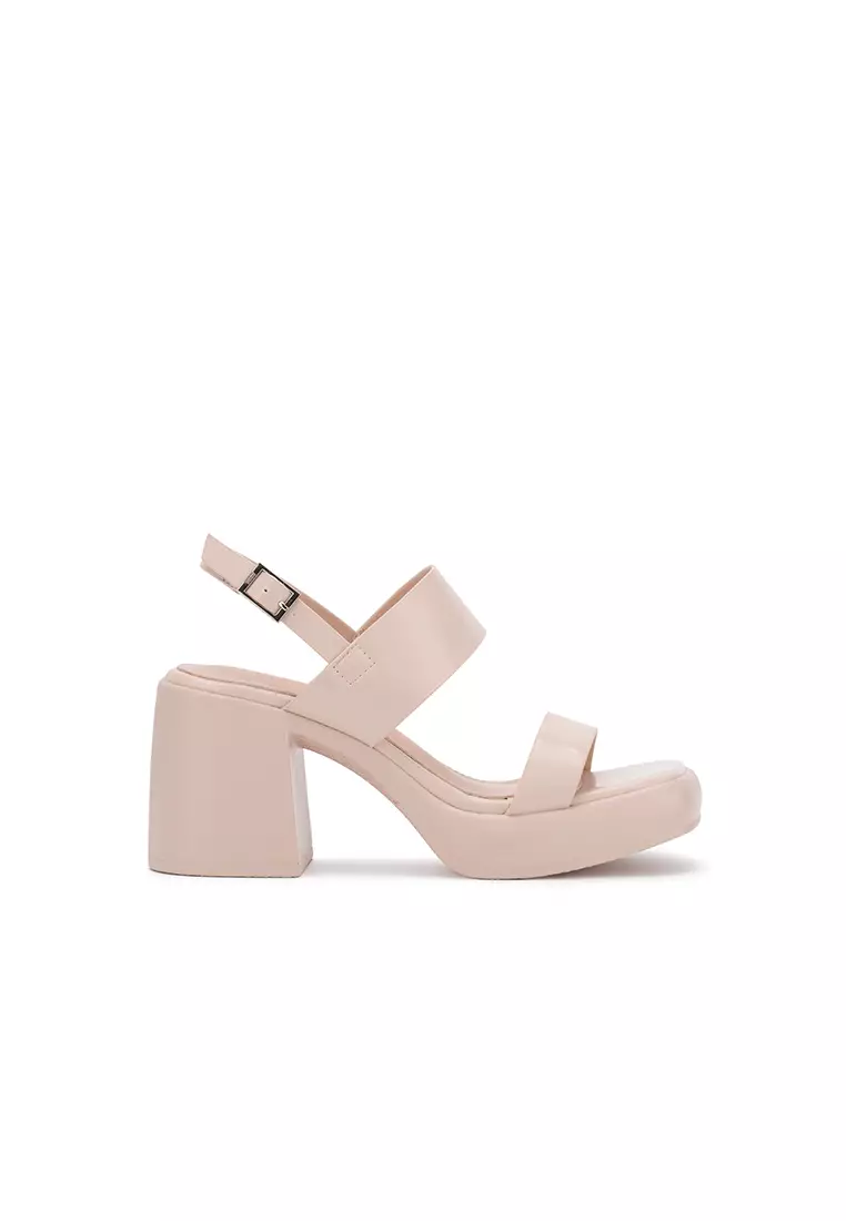 Discount on Nose  shoes - SKU: DOUBLE STRAP PLATFORM HIGH HEEL SANDAL