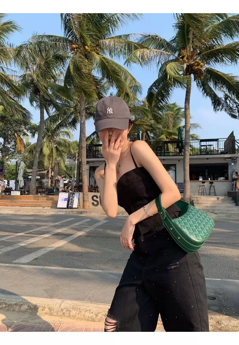 EMO - Dog Tooth side trunk Bag - Green