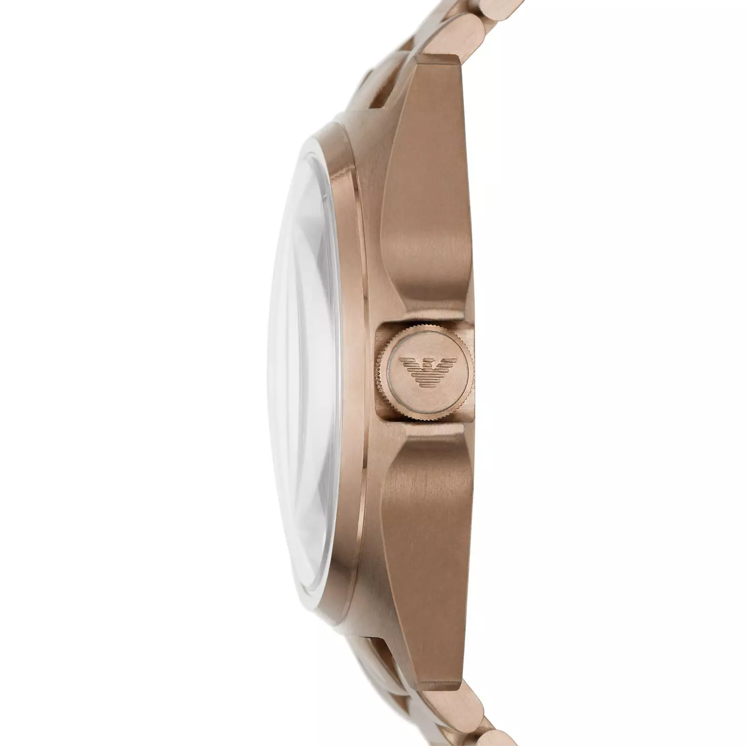 Emporio Armani Nicola Bronze Stainless Steel Watch - Jam Pria - AR11353
