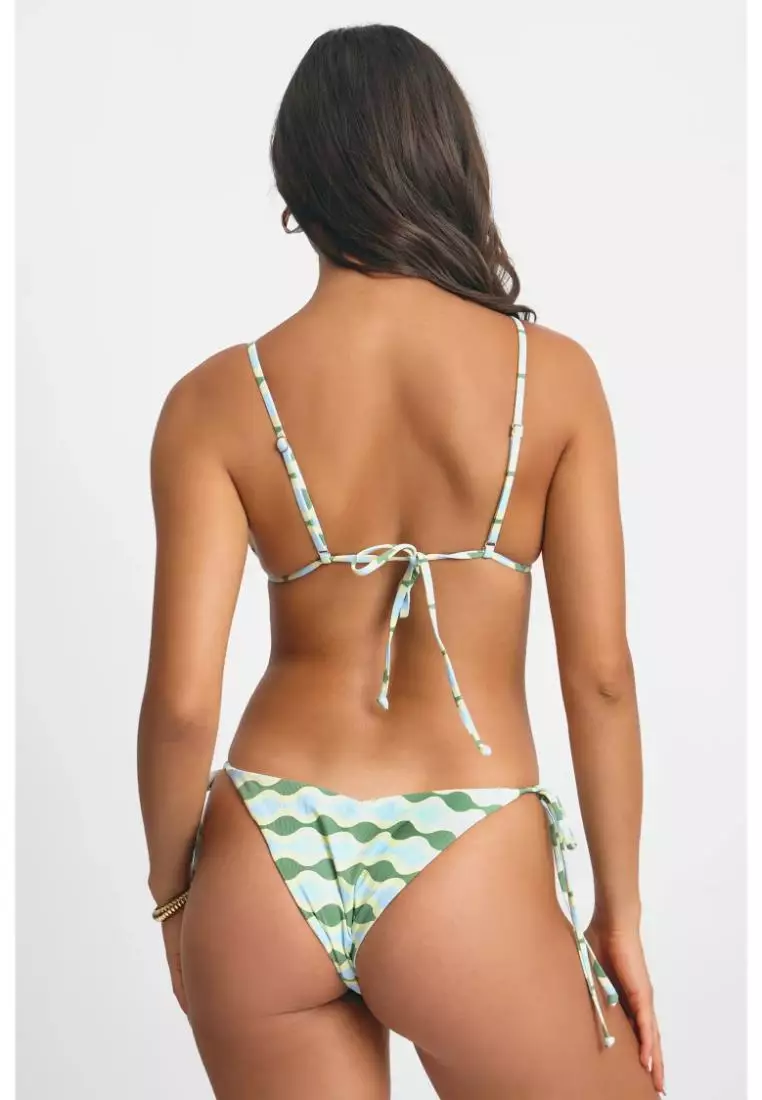 Kelly Triangle Bikini Top / Match Point Ribbed
