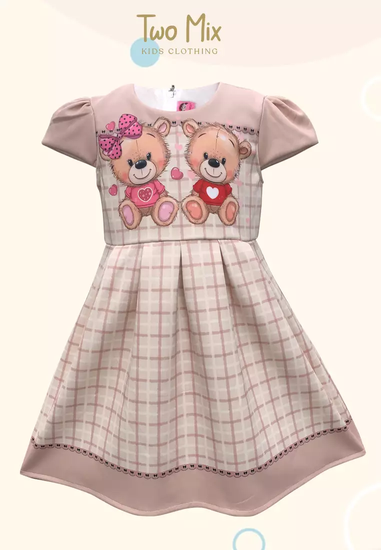 Two Mix - Dress Anak Perempuan - Baju Anak Fashion 1-12 Tahun 4322