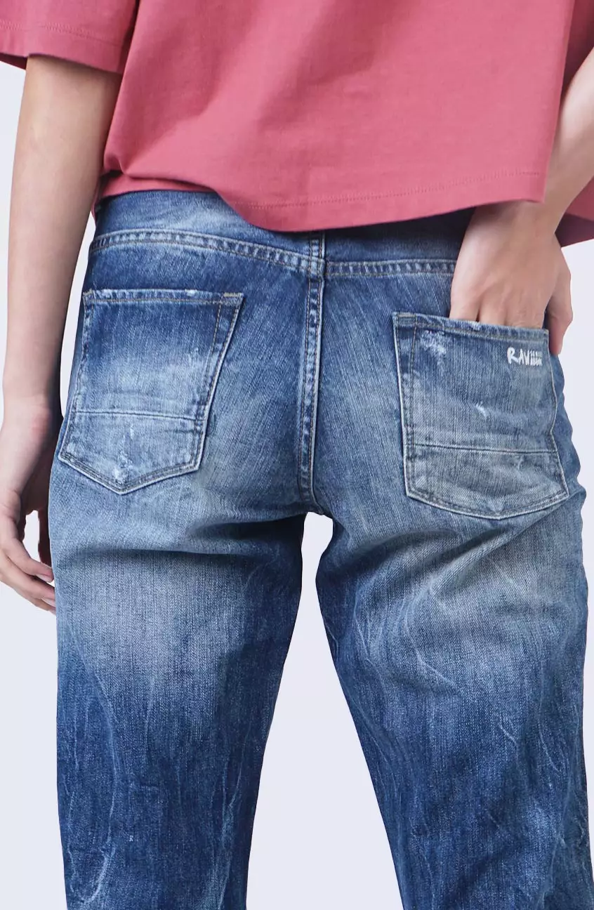 Celana Jeans Wanita Boyfriend 75 Series Light Blue