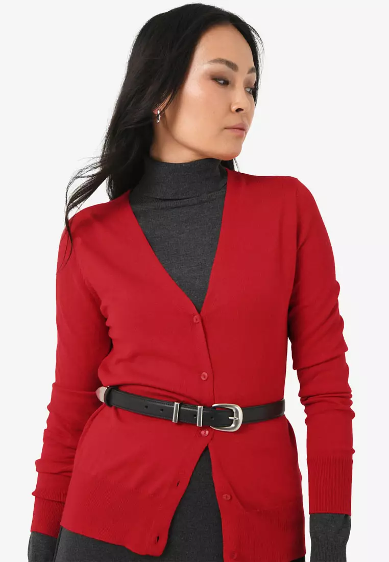 Nicolette V-Neck Knit Cardigan