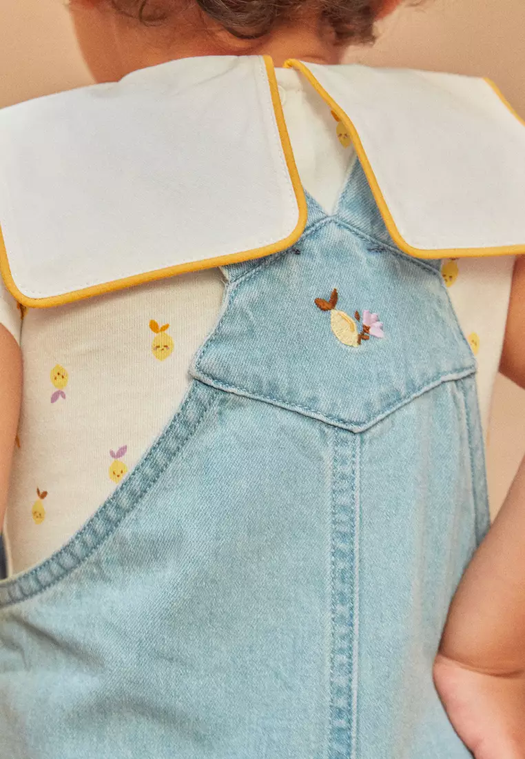 Short Denim Dungarees