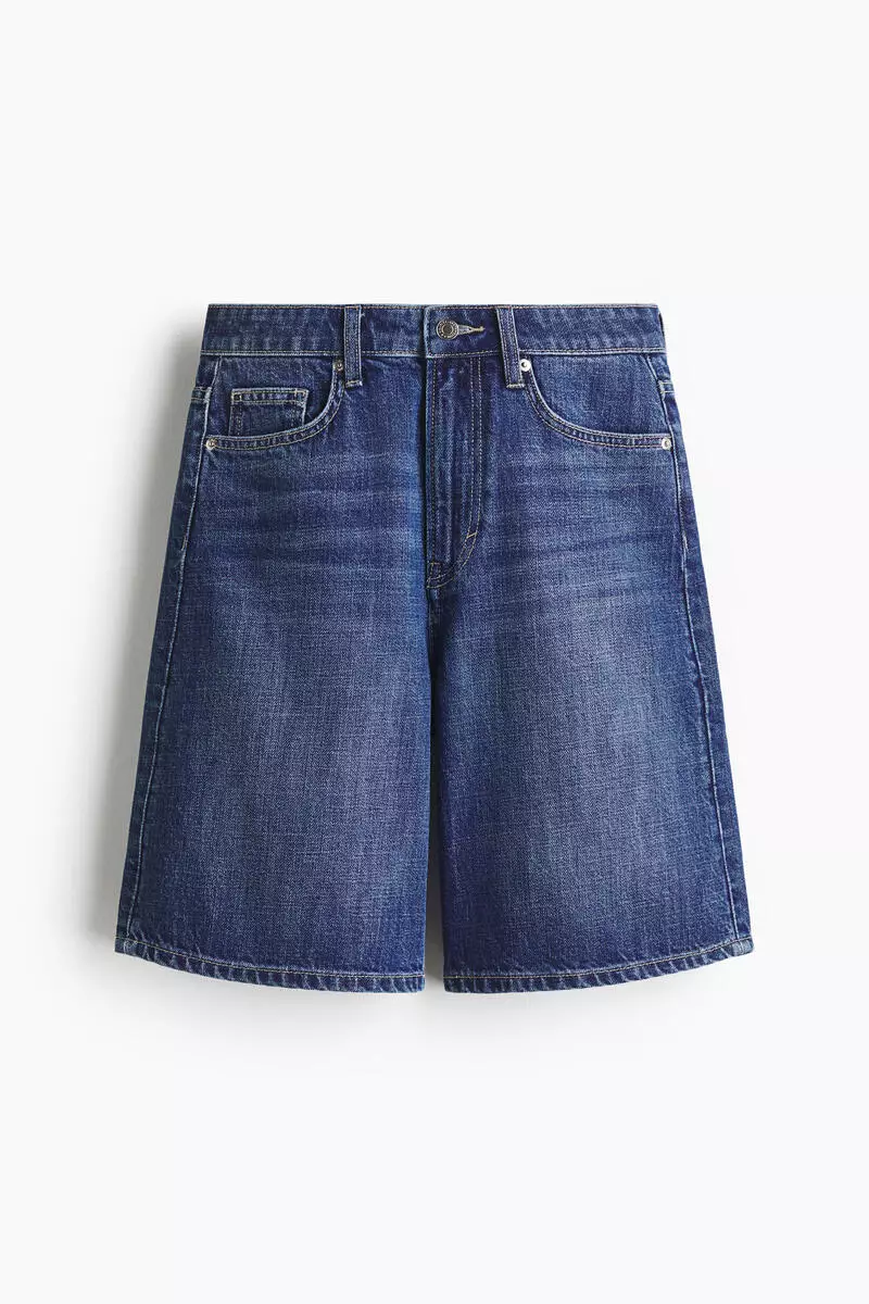 Denim Bermuda shorts